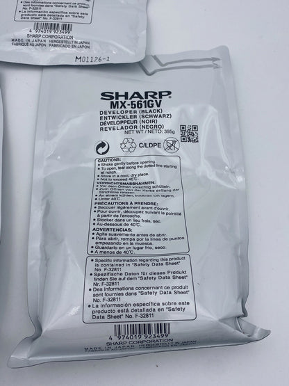 1 pc x SHARP MX-561GV Développeur noir