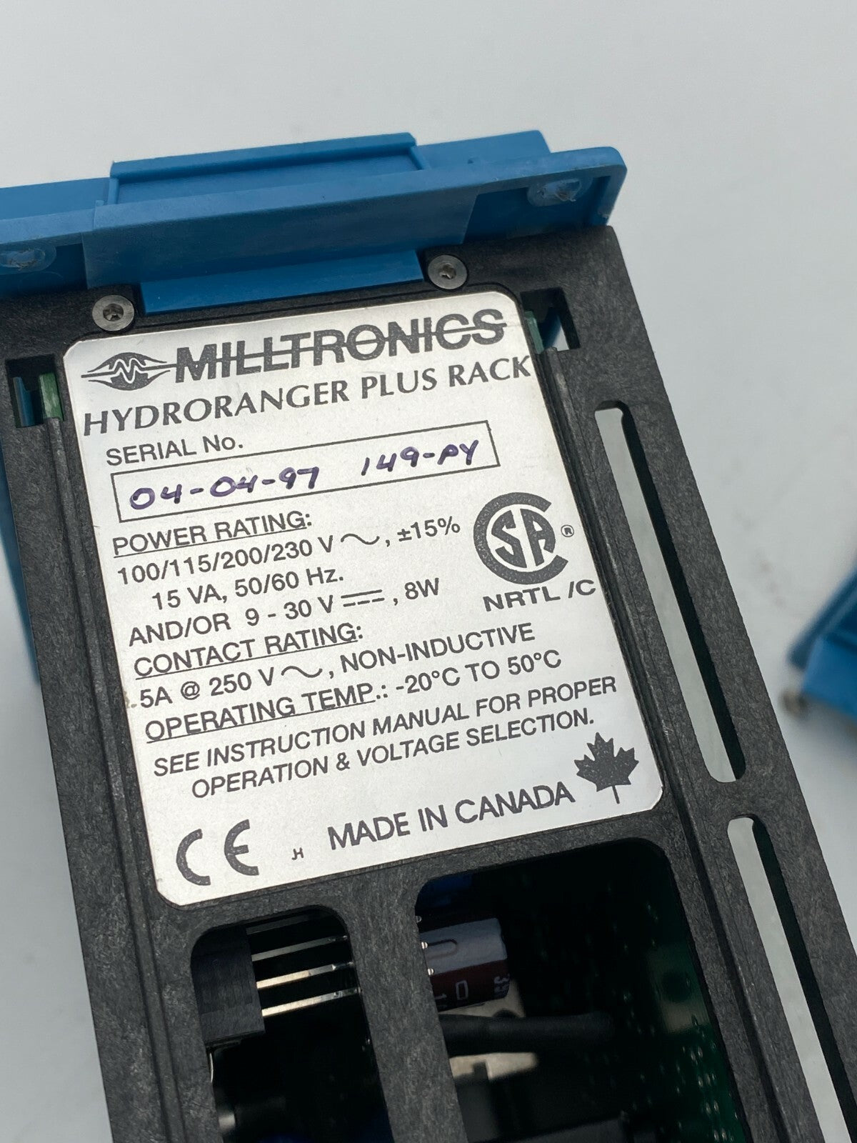 1pc x        Milltronics Siemens HydroRanger Plus Rack