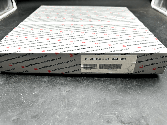 ASAHI DIAMOND WHEEL NEW IN BOX Cassese Machine 1a1 200t15x1.5 b5e 107r4 50m3 - KLR Automation