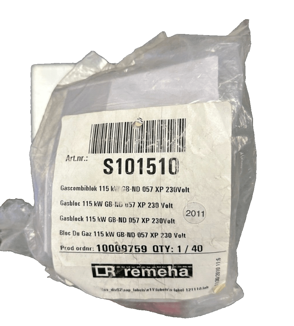 REMEHA S101510 BLOC DU GAZ 115kW GB - ND 057 XP 230V - KLR Automation