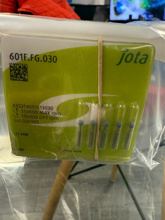 601.FG.030 – Ø1,6 mm FG – Sphère 3,0 mm – Lot 65 Fraises Jota Swiss Dental - KLR Automation