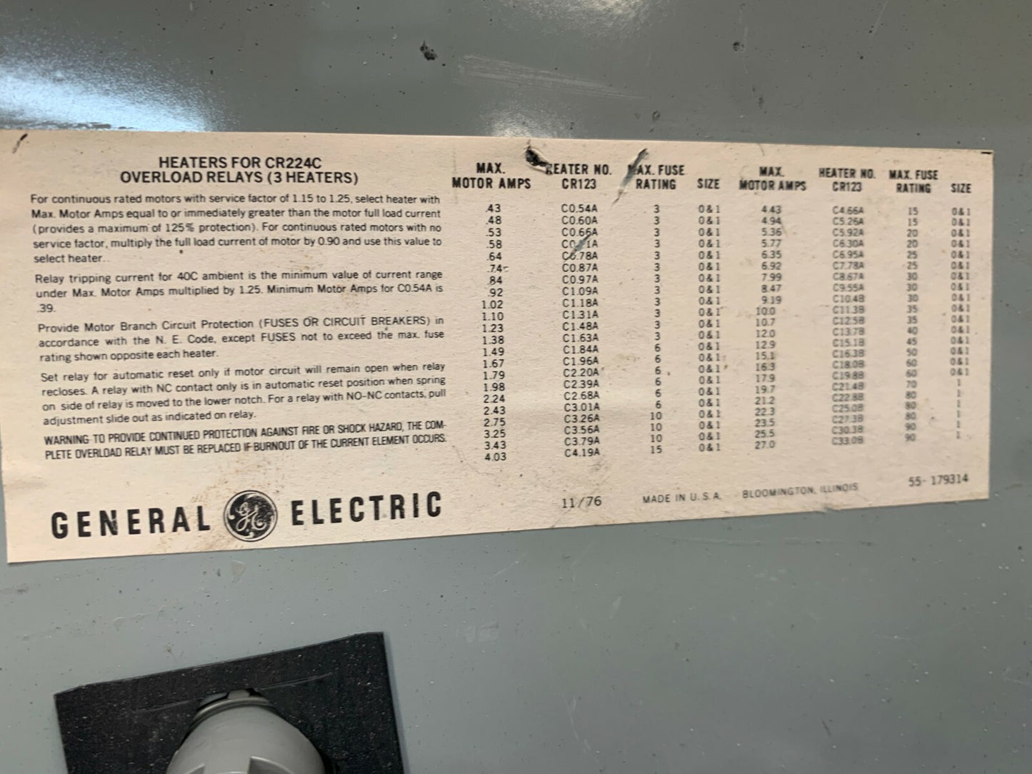 GE General Electric 200 Line Control 2