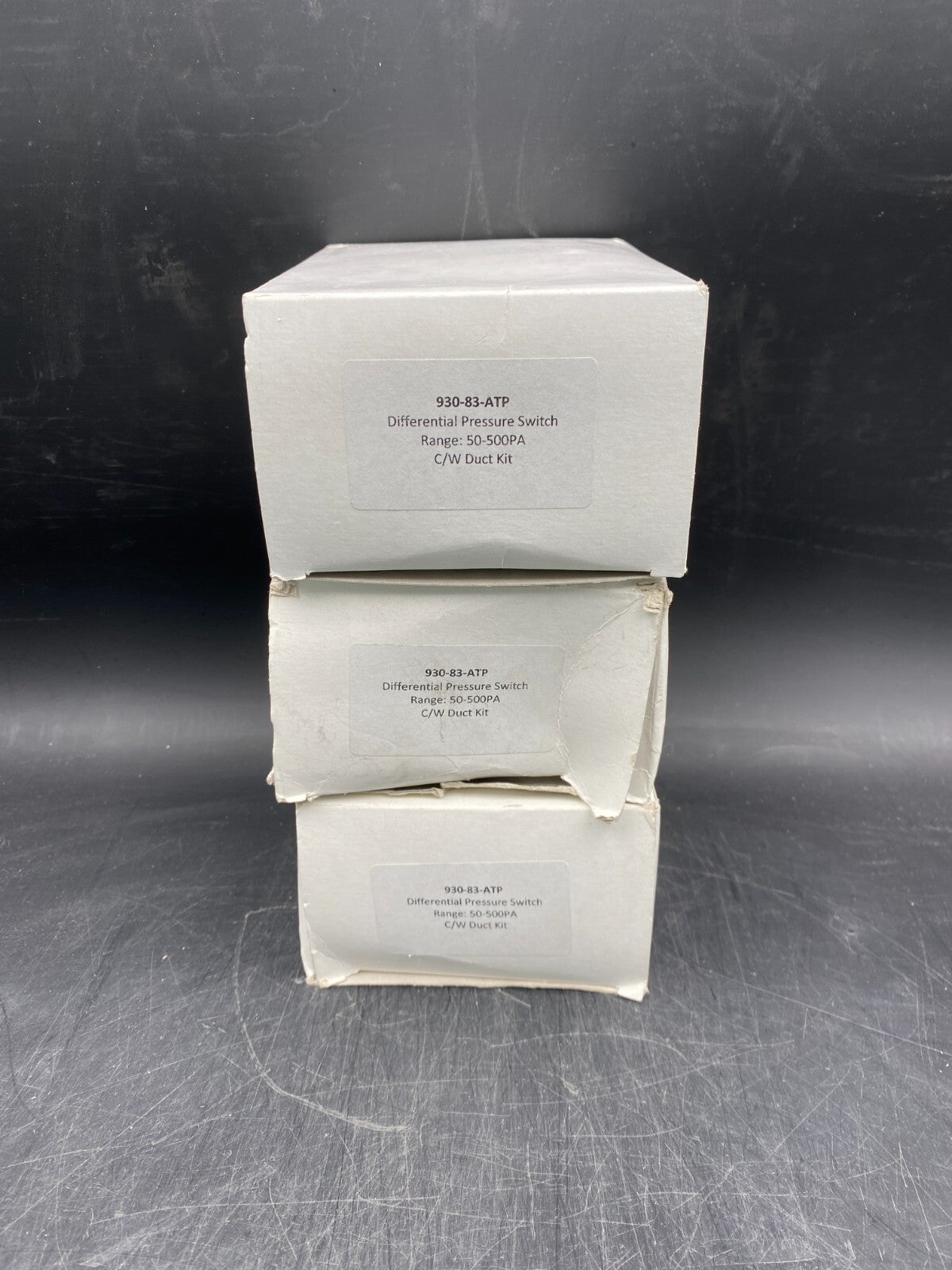 LOT OF 3 PRODUAL 930 - 83 - ATP DIFFERENTIAL PRESSURE SWITCH 50 - 500PA - KLR Automation