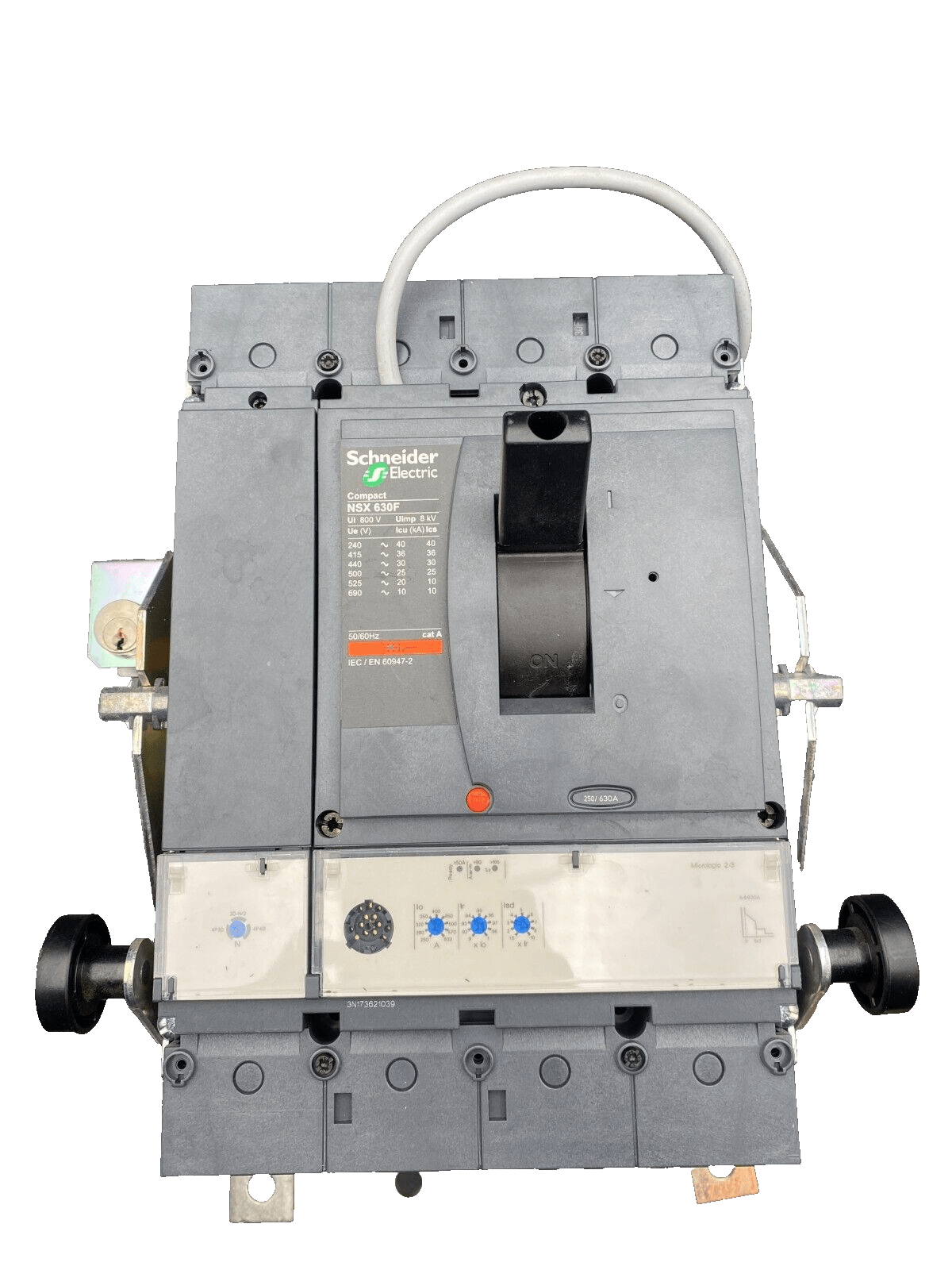 SCHNEIDER ELECTRIC COMPACT NSX 630F MICROLOGIC 2.3 800V 8kV AVEC TIROIR SANS CLE - KLR Automation