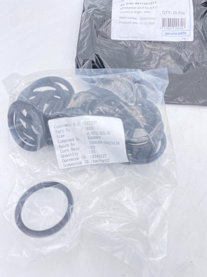 25pc x ALFA LAVAL SERVICE SEAL RING GASKET EPDM 400 9611991271 - KLR Automation