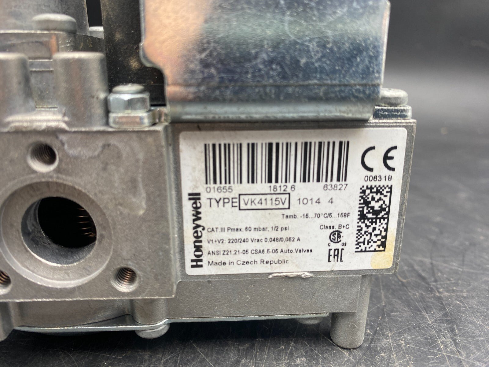 HONEYWELL VK4115V + HONEYWELL 45900444 - 201 - KLR Automation
