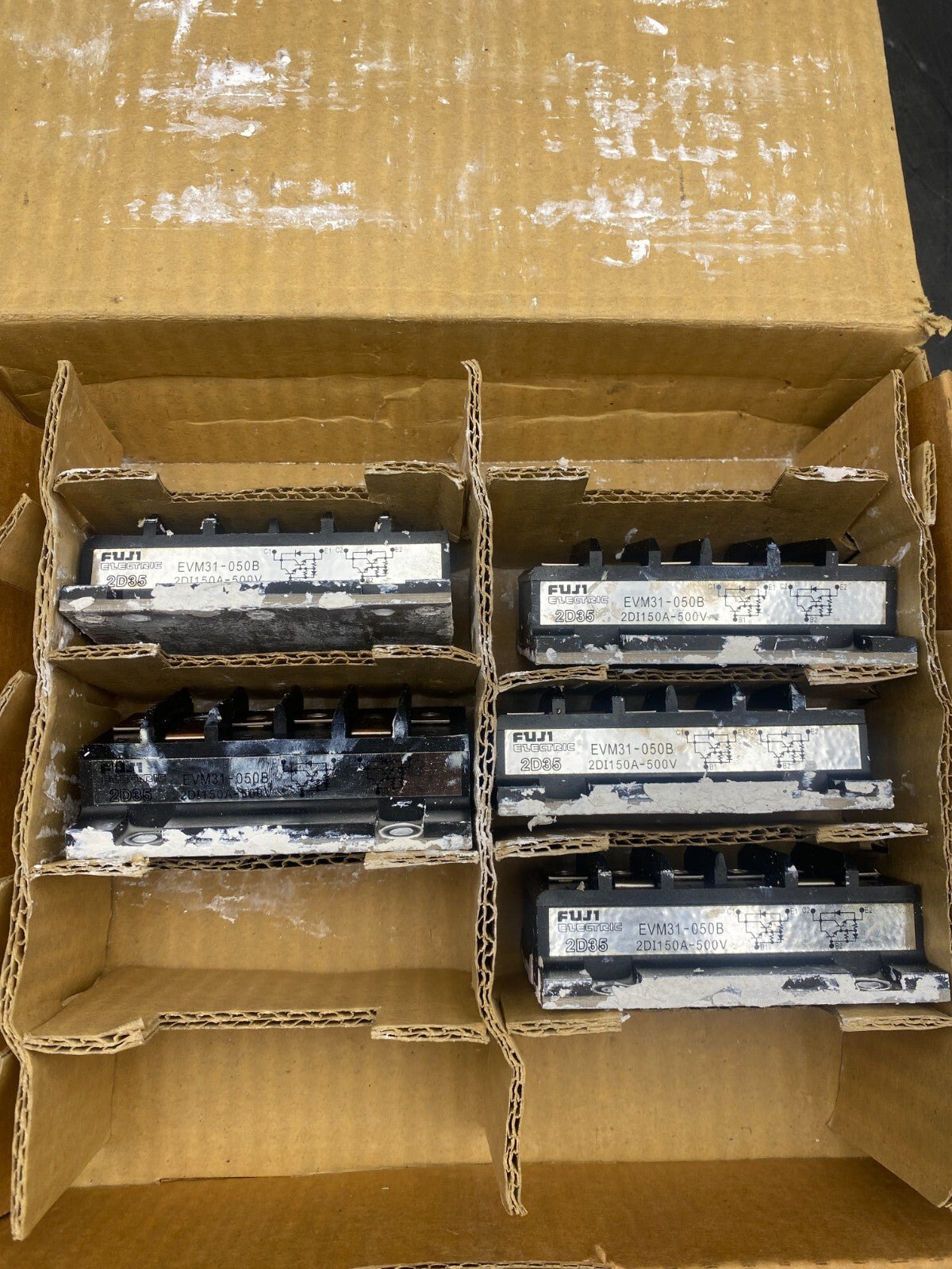 FUJI ELECTRIC EVM31 - 050B 2D35 2DI150A - 500V x5pc - KLR Automation