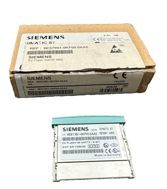 SIEMENS 6ES7951-0KF00-0AA0 5V FLASH 64KB/8BIT