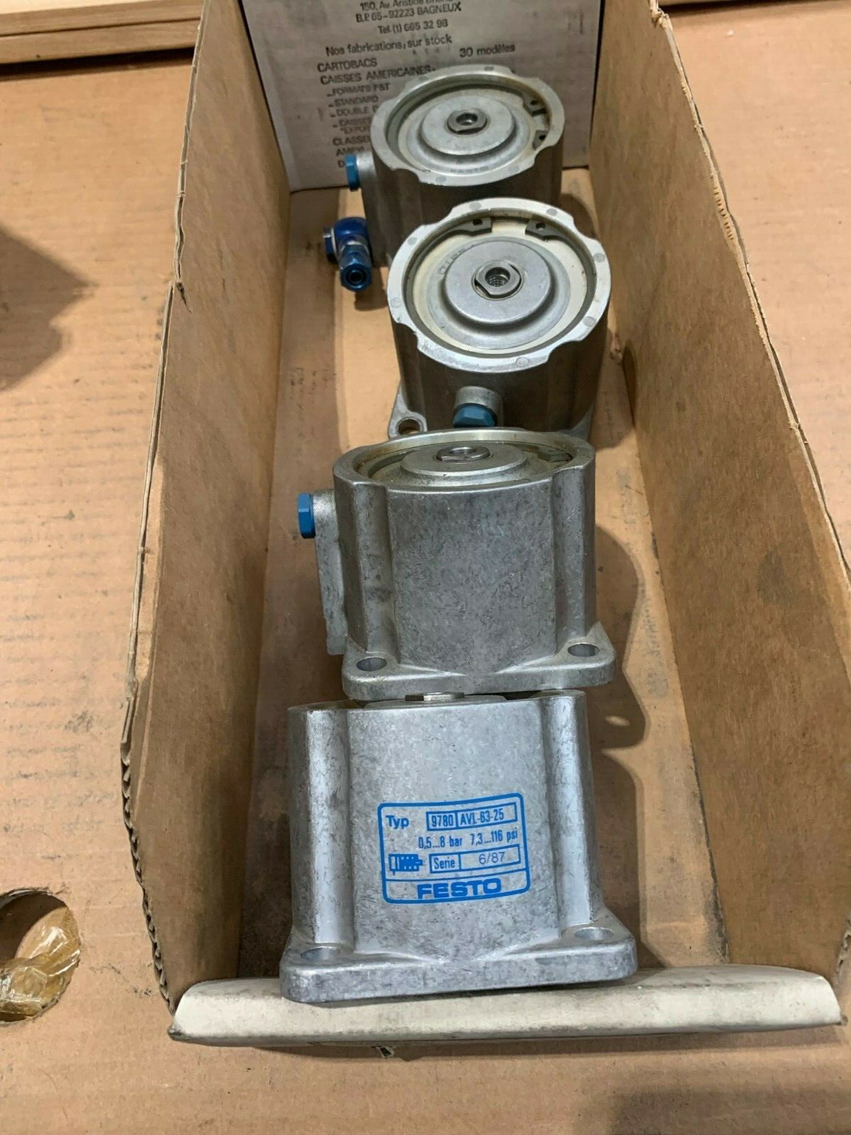  1x Old Stock Festo  AVL-63-25 Short Stroke Cylinder 9780
