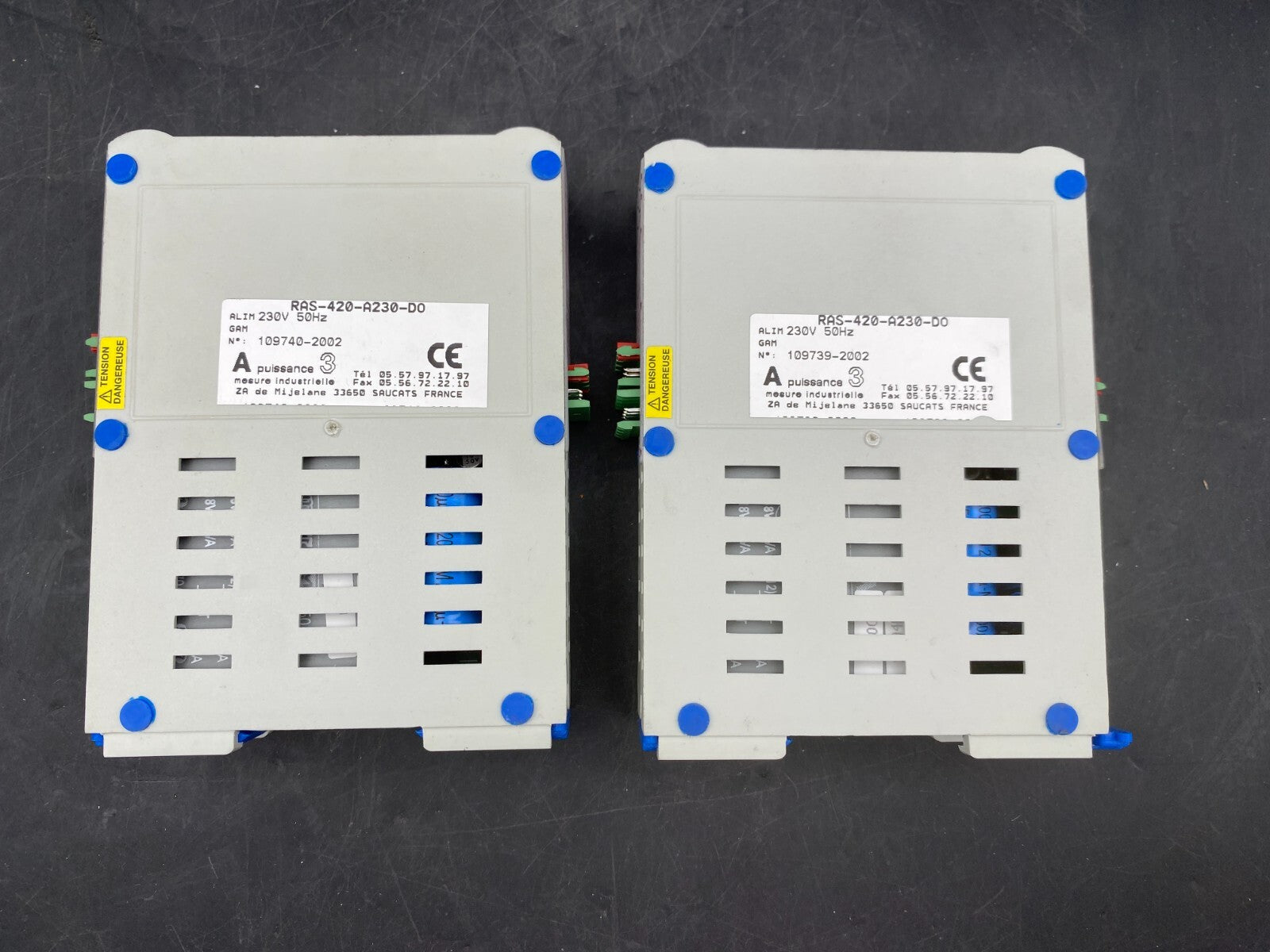 LOT OF 2 RAS APUISSANCE 3 RAS-420-A230-DO 230V