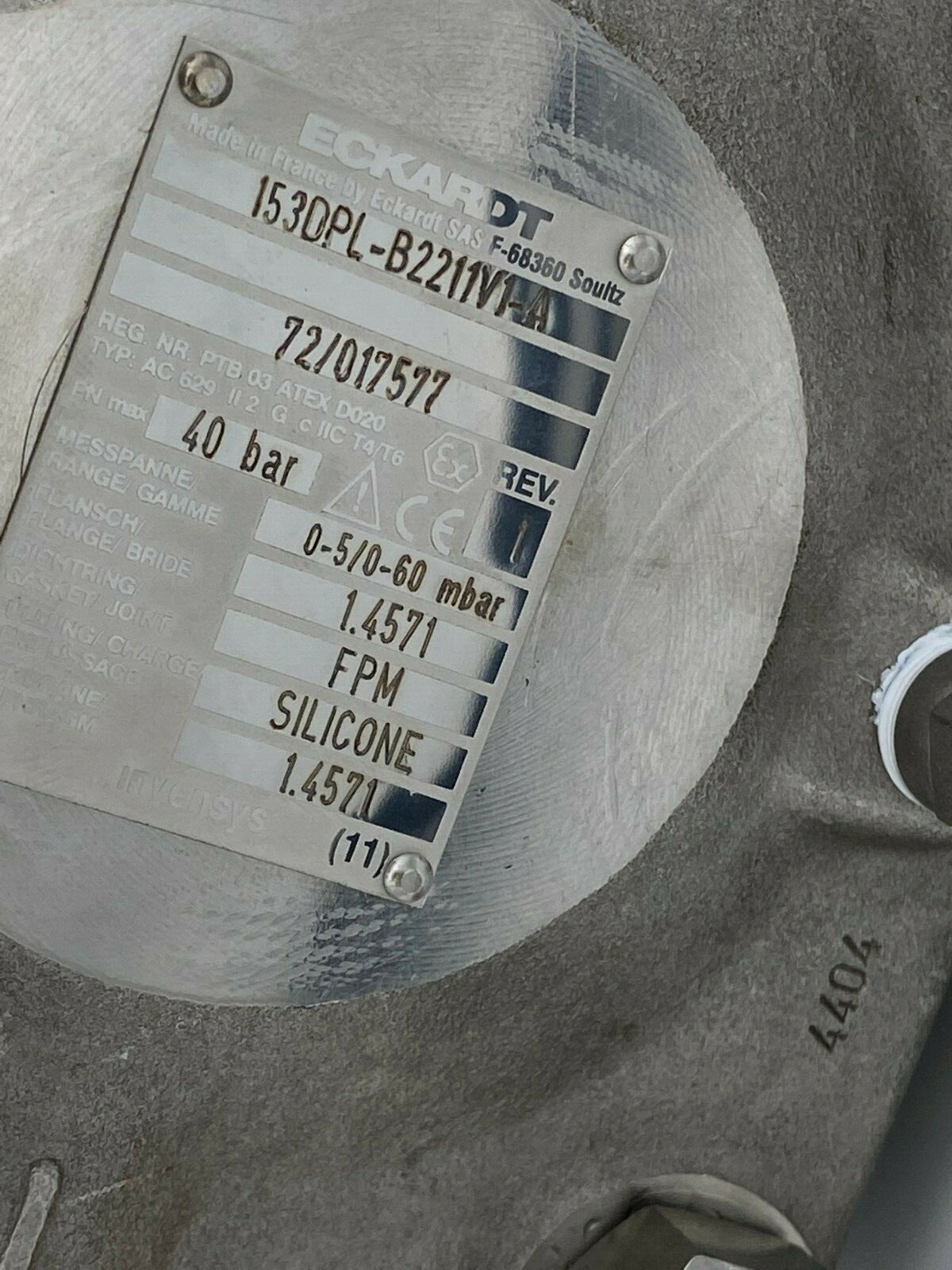 153DPL Pneumatic d/p Transmitter for Low ... - Foxboro Eckardt 153DPL - B2211V1 - A2 - KLR Automation