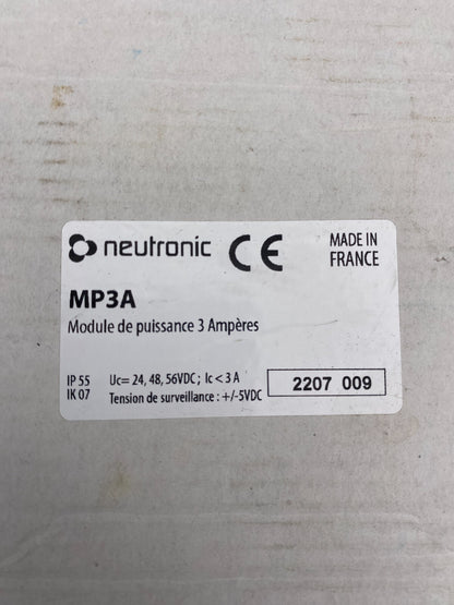 NEUTRONIC MP3A MODULE DE PUISSANCE 3A - KLR Automation