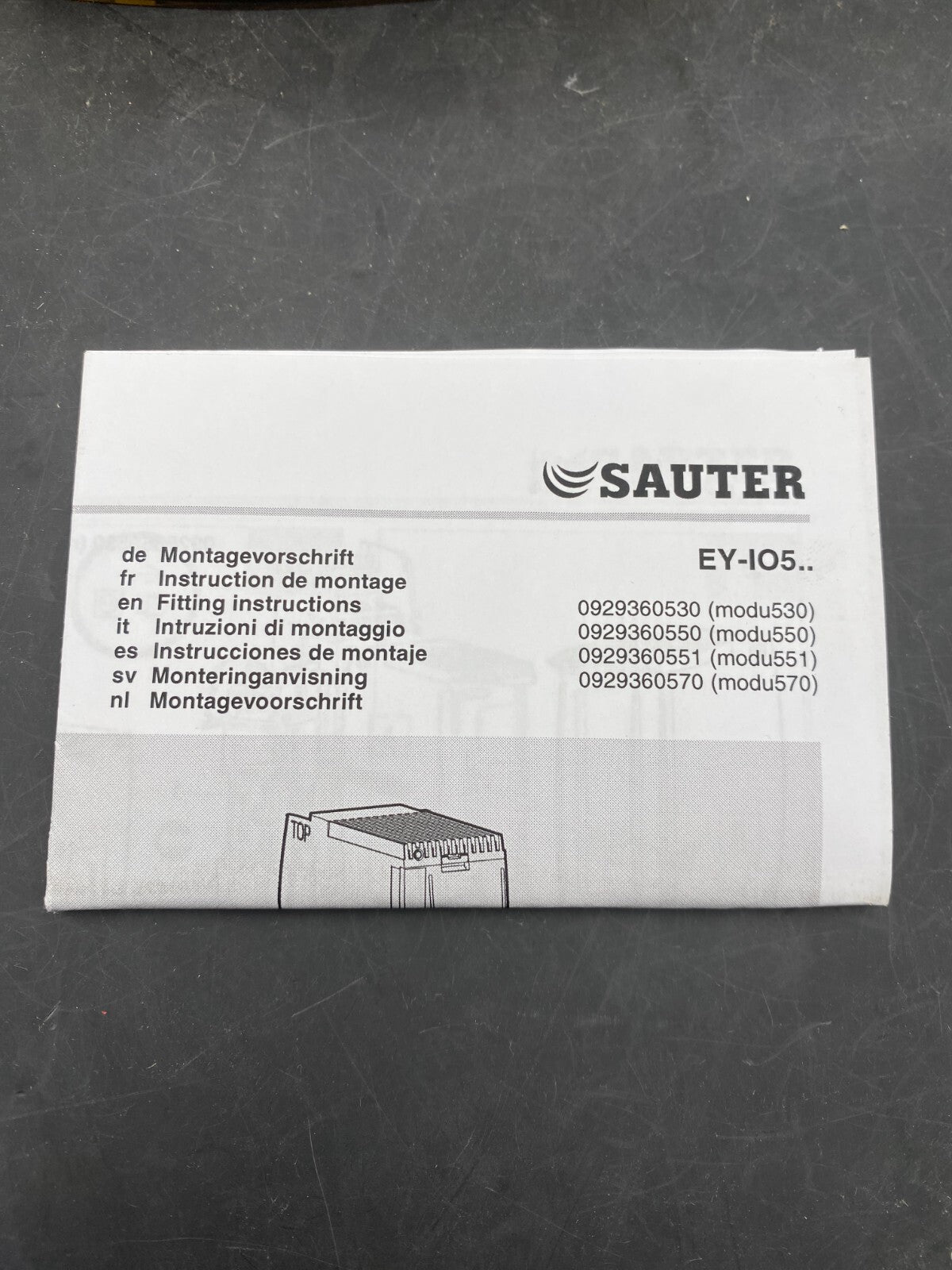 SAUTER EY-IO550F001 MODULE E/S + MODU550