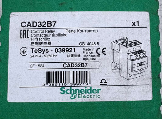 SCHNEIDER ELECTRIC CAD32B7 039921 CONTACTEUR AUXILIAIRE x1 - KLR Automation