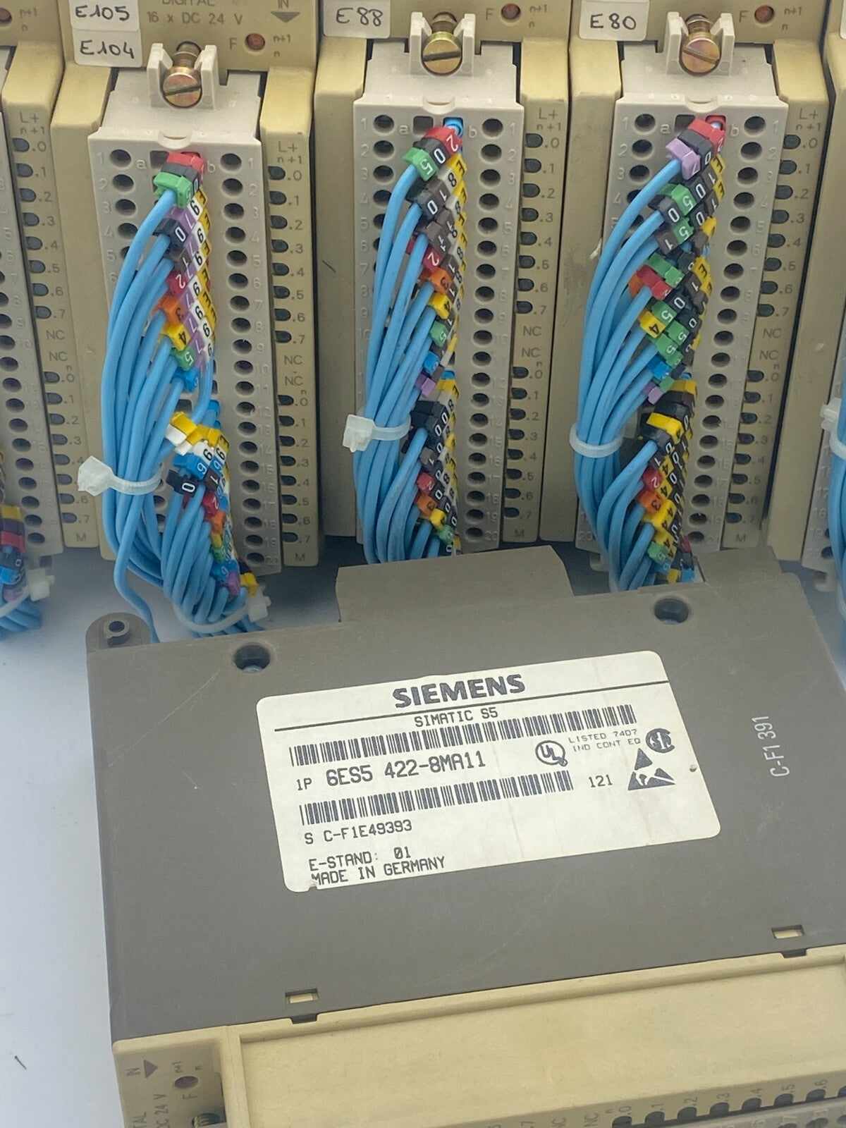 6 pc x Siemens Simatic S5 6ES5 422-8MA11
