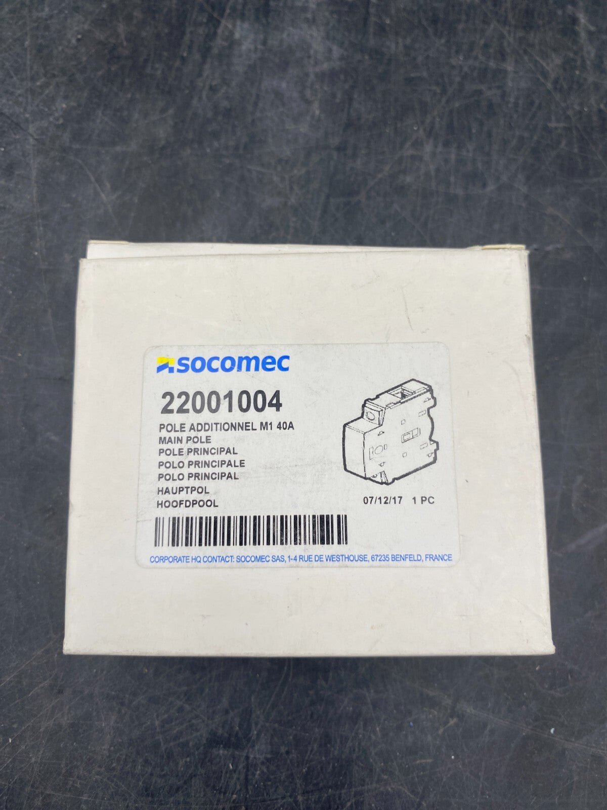 SOCOMEC INTERRUPTEUR SECTIONNEUR 22003004 + 22003000 + POLE ADDITIONNEL 22001004 - KLR Automation