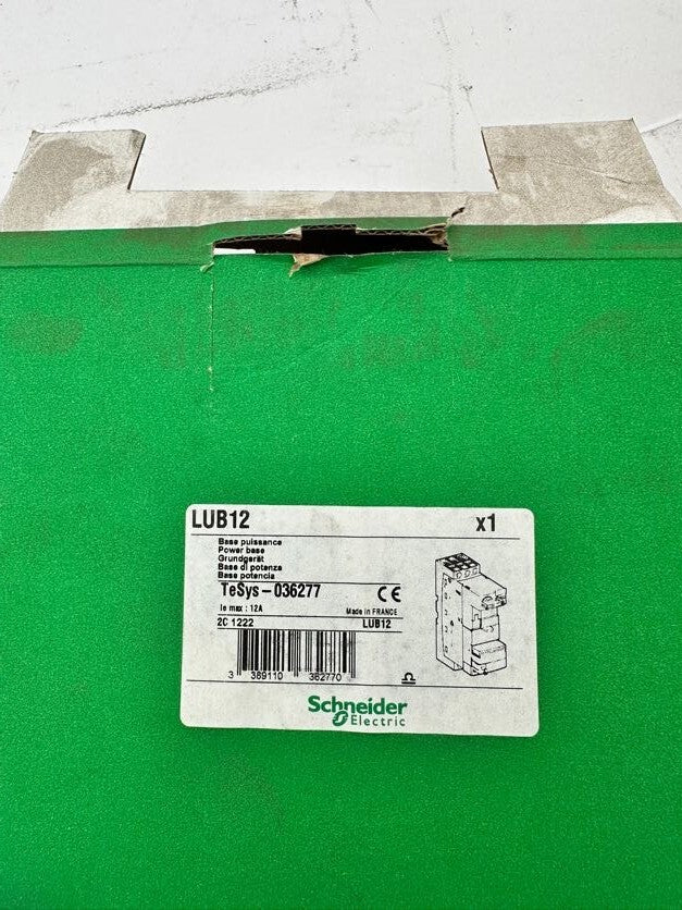 1pc x SCHNEIDER ELECTRIC LUB12 POWER BASE TESYS-036277 2C 1222