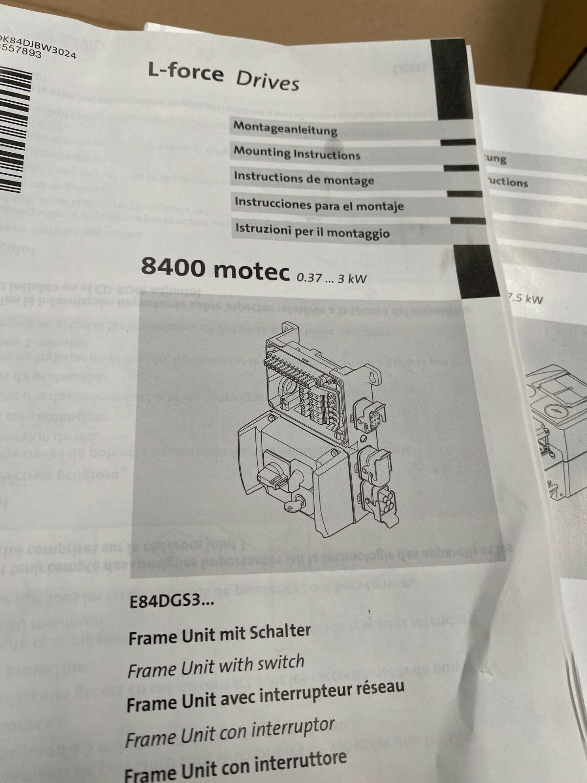 Lenze 8400 motec Z35BBBARBAM175FA1S INVERTER - KLR Automation