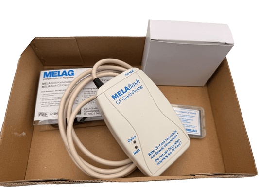 MELAG MELAflash CF - Card - Printer – Imprimante de carte CF pour autoclaves Vacukla - KLR Automation