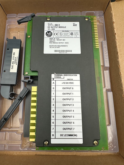 ALLEN-BRADLEY 1771-0B C 17710B SERIE C A02 DC OUTPUT MODULE