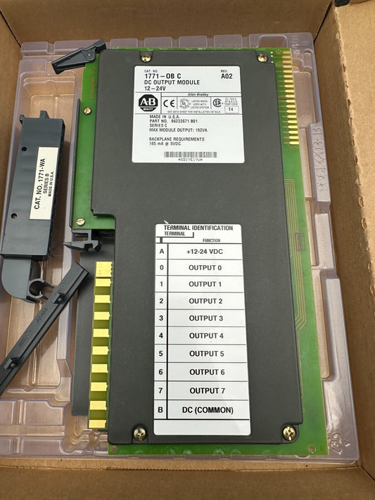 ALLEN-BRADLEY 1771-0B C 17710B SERIE C A02 DC OUTPUT MODULE