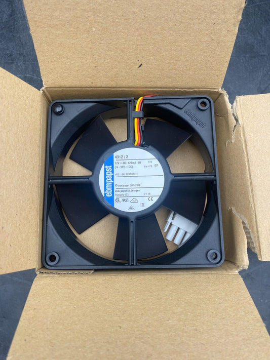 EBMPAPST 4312/2 12VDC 420mA AXIAL FAN - KLR Automation