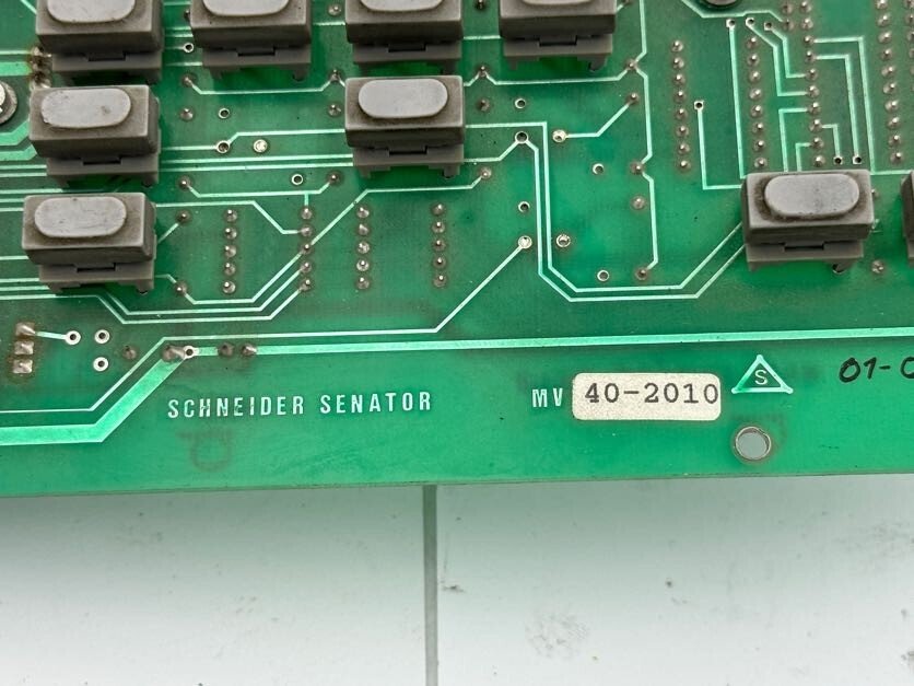 1pc x SCHNEIDER SENATOR CIRCUIT BOARD MV40 - 2010/01 - 0548 - KLR Automation