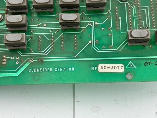 1pc x SCHNEIDER SENATOR CIRCUIT BOARD MV40 - 2010/01 - 0548 - KLR Automation