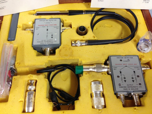 Marconi VHF / UHF Detector TM9936 Rare Vintage TM 9702 9701 complet good condit - KLR Automation