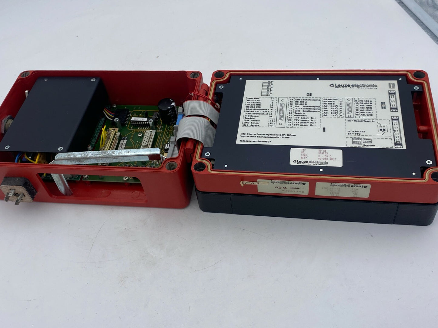 LEUZE ELECTRONIC DD 55 Displaydecoder V44.20 -used- 50019903 without key