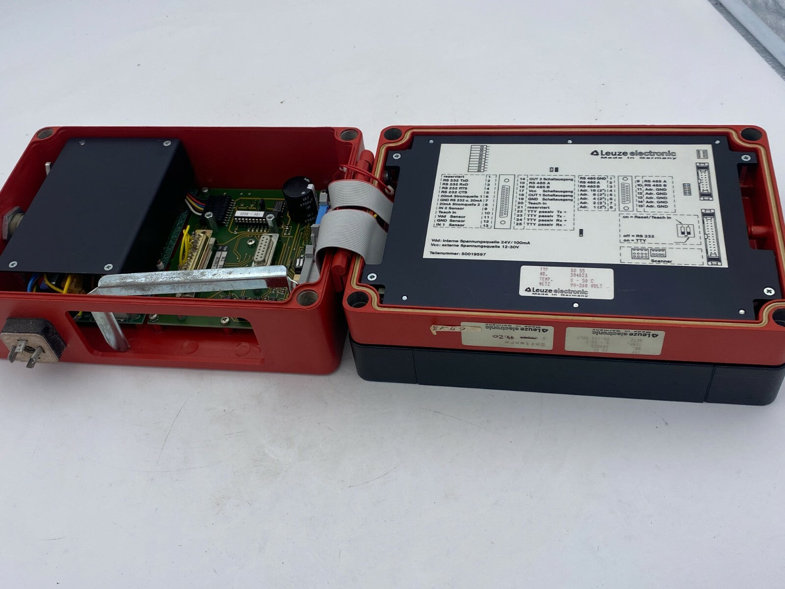 LEUZE ELECTRONIC DD 55 Displaydecoder V44.20 -used- 50019903 without key