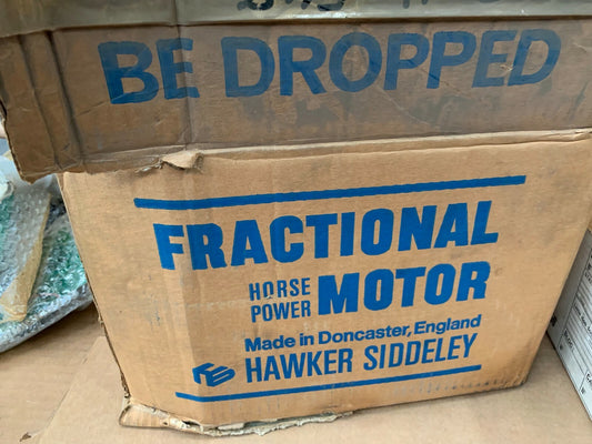 Brook Crompton Fractional  Motor MMA544BS1F Hawker Siddeley  New Old Stock