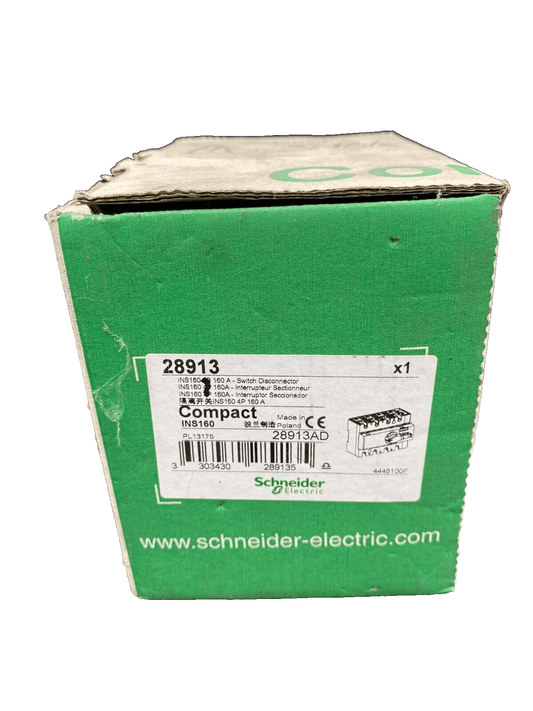 SCHNEIDER ELECTRIC PL13191 COMPACT INS 160 3 POLES - KLR Automation