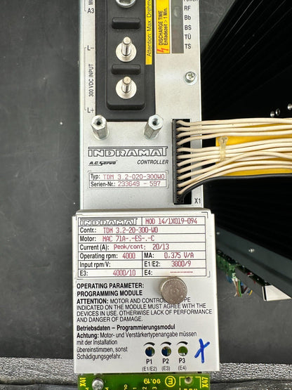 TDM 3.2 - 20 - 300 - W0 | TDM Drive Modules | Indramat Drives - KLR Automation