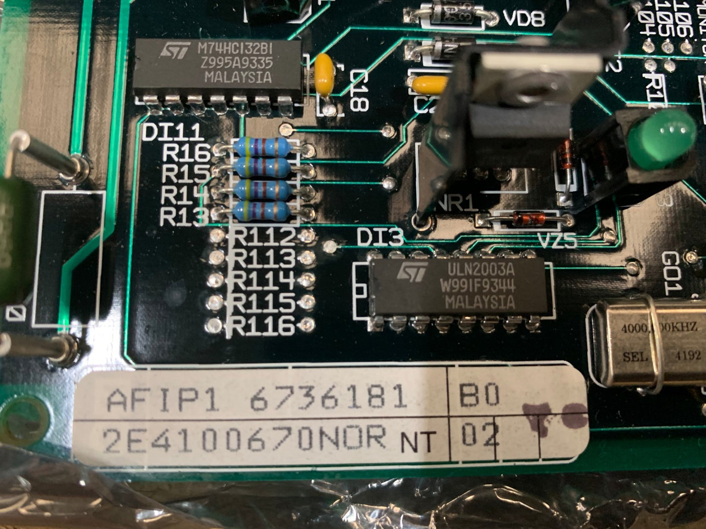 Merlin GERIN 6736181 B0 Circuit Board AFIP1 2E4100670nOR