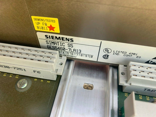 1  x  SIEMENS SIMATIC S5 6ES5700-2LA12 .   + .  5 pc 6ES5460-7LA13 Analog INPUT 