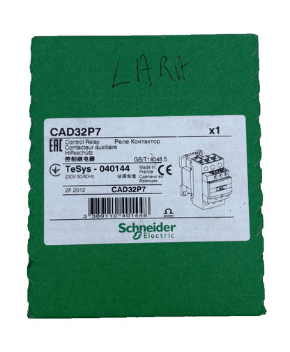 SCHNEIDER ELECTRIC CONTACTEUR AUXILIAIRE CAD32P7 x1 - KLR Automation