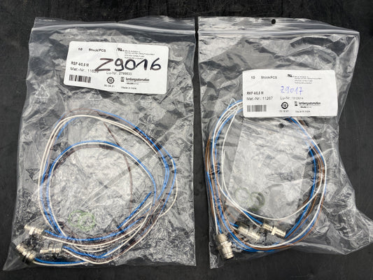 LUMBERG AUTOMATION RSF 4/0.5 M 11629 +  RSF 5/0.5 M 11634 x2pc CABLE DE CAPTEUR
