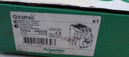 SCHNEIDER ELECTRIC GV3L40 940544 DIJONCTEUR MAGNETIQUE x1