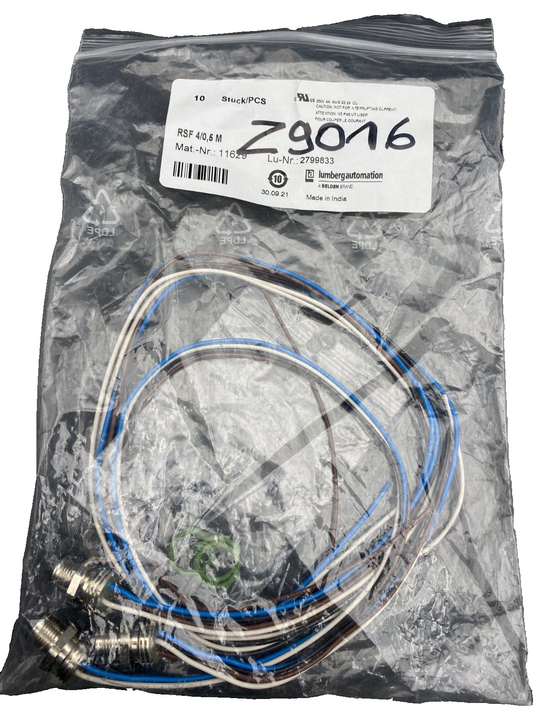LUMBERG AUTOMATION RSF 4/0.5 M 11629 +  RSF 5/0.5 M 11634 x2pc CABLE DE CAPTEUR
