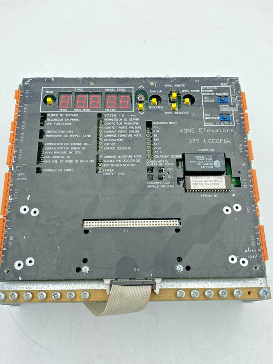 Elevator Lift Card KONE LCE 375 LCECPU D7 713430 - KLR Automation