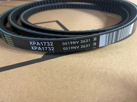 4 pc x Optibelt Courroie trapézoïdale crantée Xpa1732 - KLR Automation