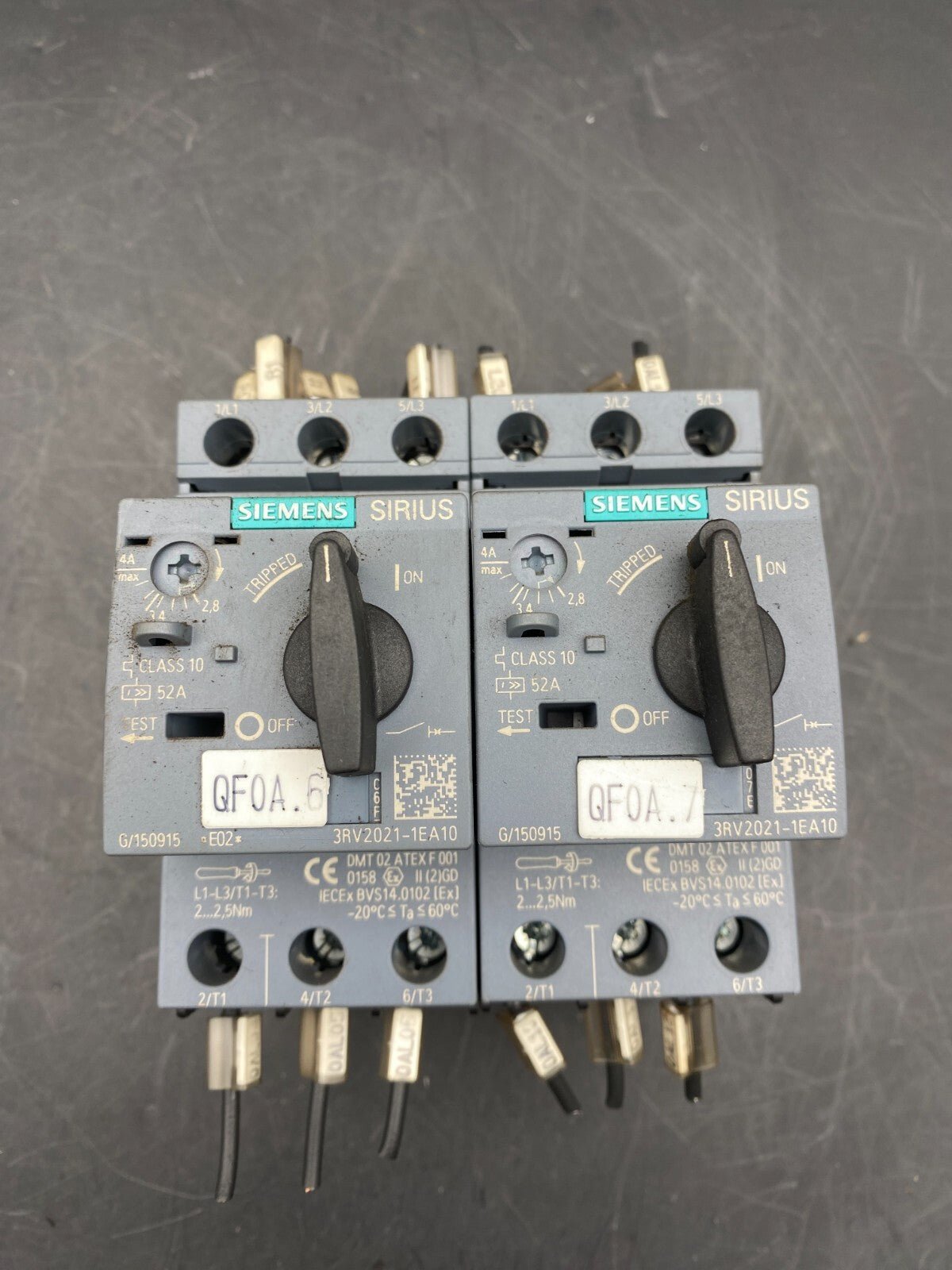 1pc x SIEMENS 3RV2021 - 1EA10 MOTOR BREAKER - KLR Automation