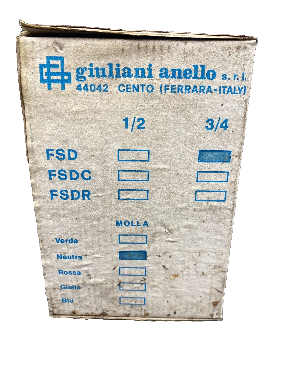 GIULIANI ANELLO FSD 3/4 ELECTROVANNE