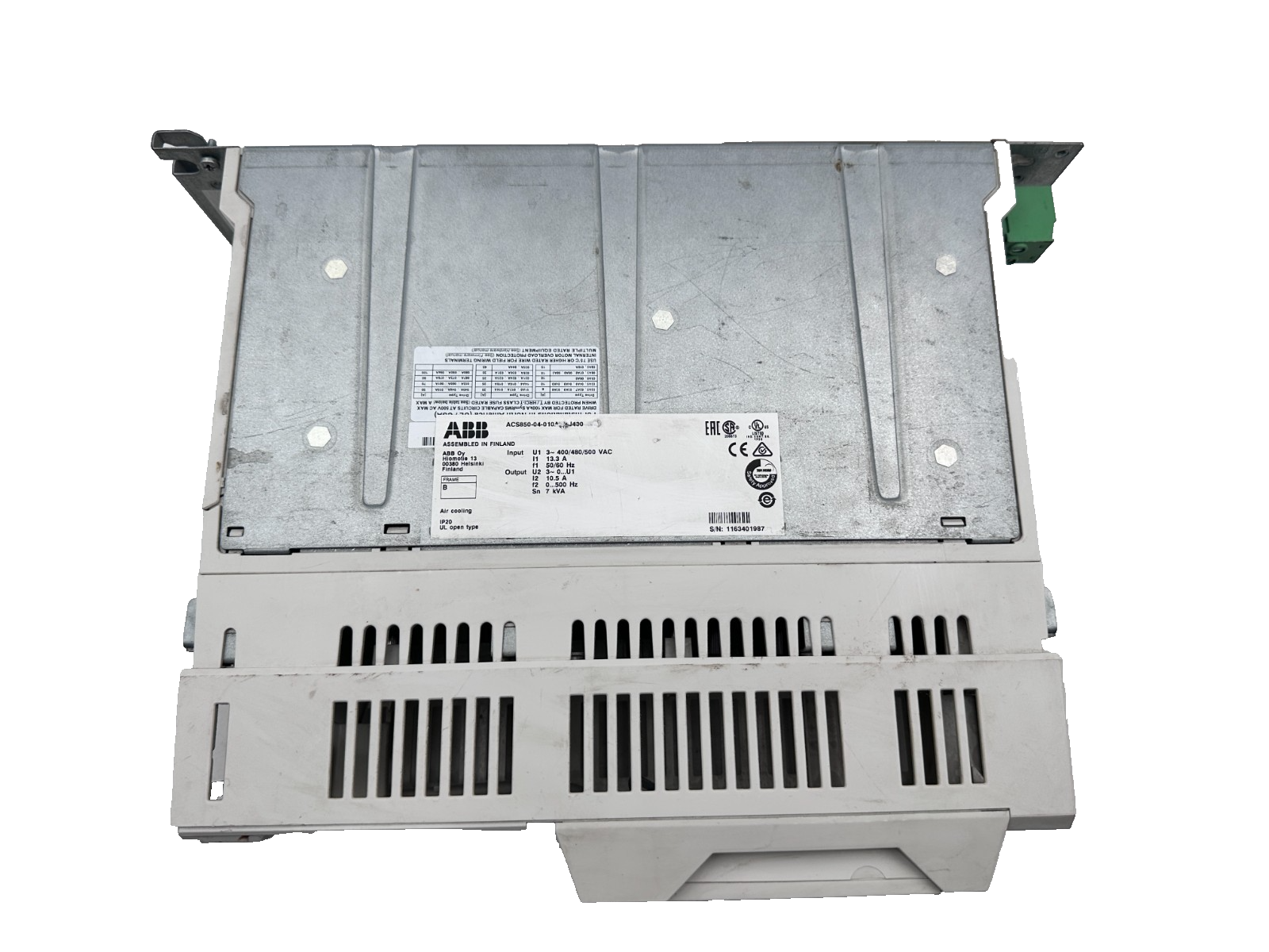 ABB ACS850-04-010A-5+J400 400/480/500 VAC 7 kVA