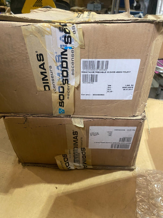 SODIMAS PRE WIRED BRAKING RESISTANCE 18 OHMS 4500W Elevator parts lift - KLR Automation