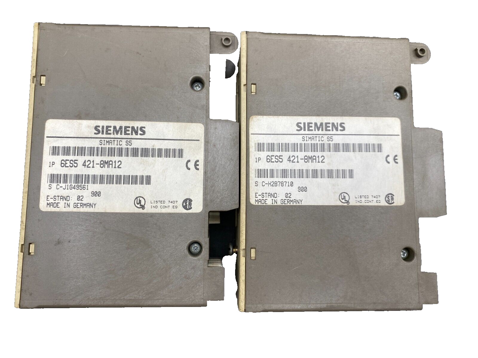 2 pc x SIEMENS SIMATIC S5 6ES5421-8MA12
