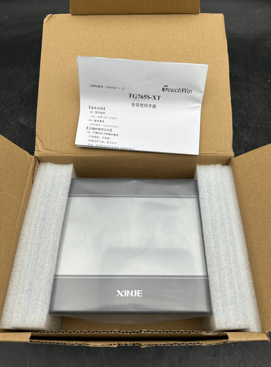 XINJE TG765S - XT VER H8/V2.E2 TOUCHWIN TOUCH PANEL x1pc - KLR Automation