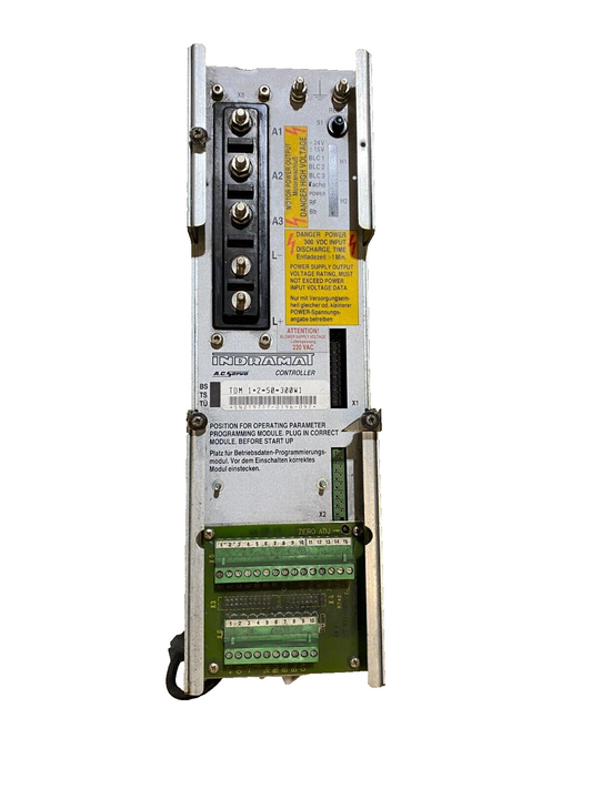 INDRAMAT TDM 1.2-50-300W1  SERVO CONTROLLER MODULE