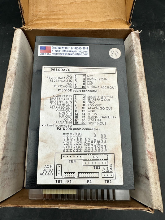 Newport P6000A/P5000 PROGRAMMABLE COUNTER/TIMER 11364ML-01       P6100A/E